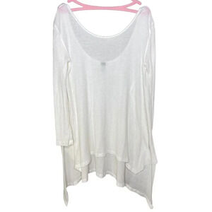 We The Free Pacific White Heathered Long Sleeve Shirt Sz. L